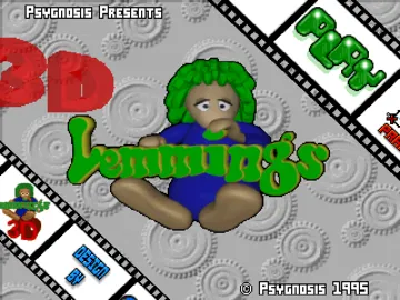 3D Lemmings (EU) screen shot title